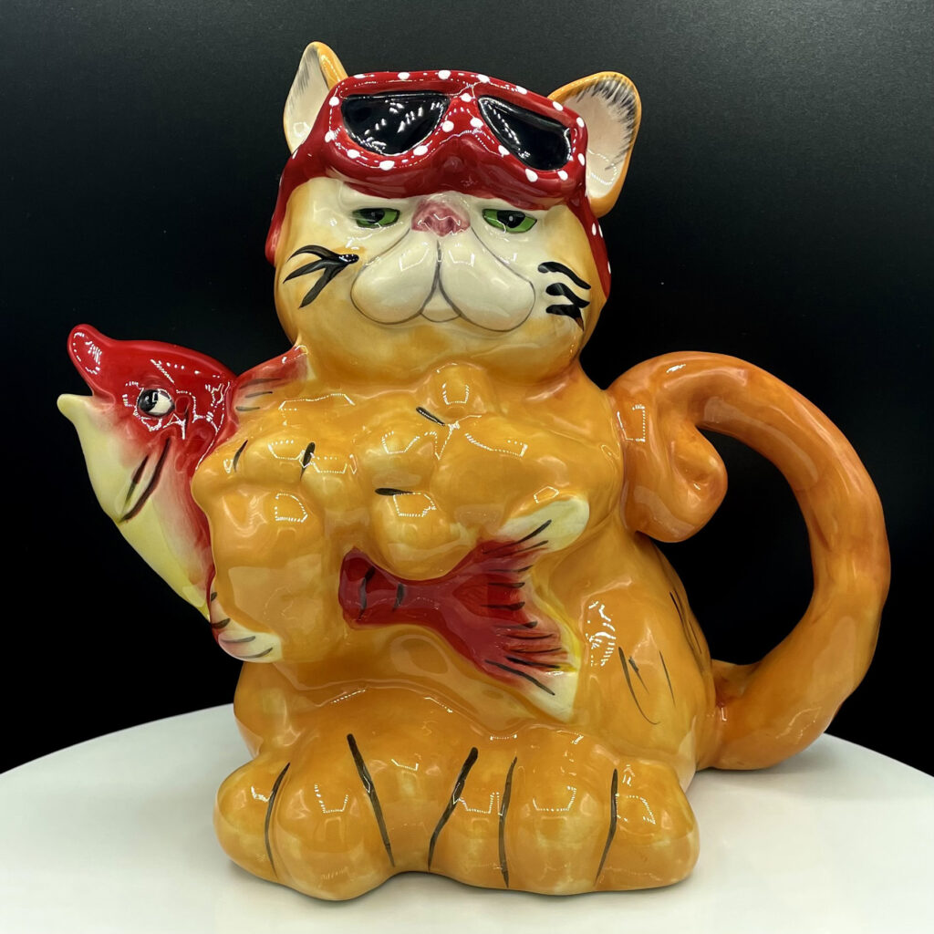 Catching a Fish Teapot