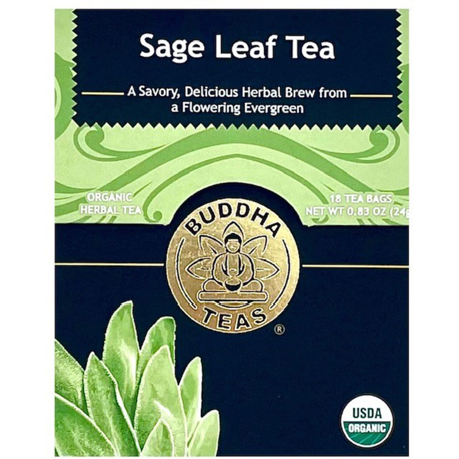 Buddha Sage Leaf Tea Duncans Mills Tea Shop