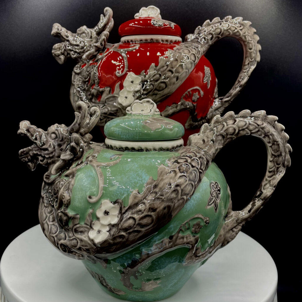 Green Dragon TeaPot
