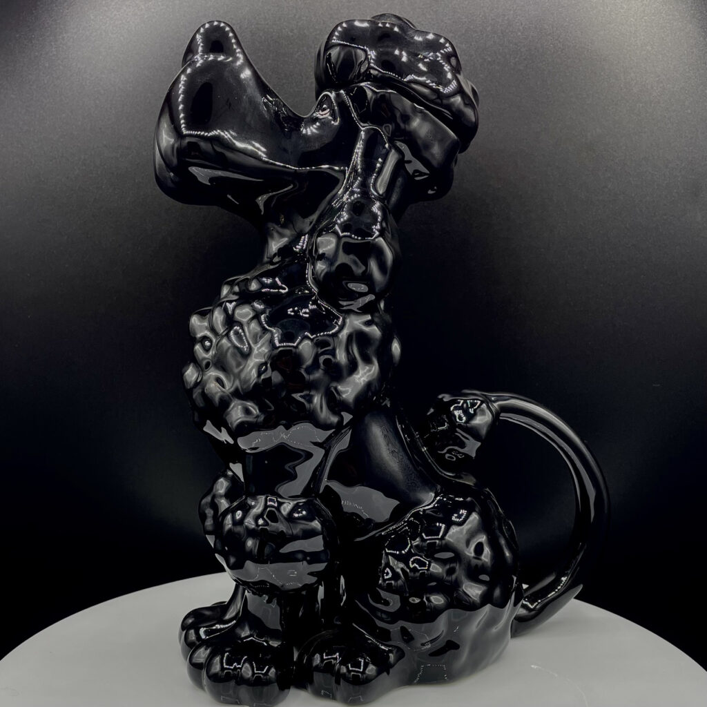 Black Poodle Teapot