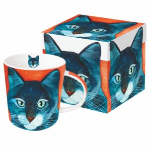 Indigo Cat Mug